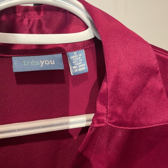 Magenta blouse - Picture 3 of 4